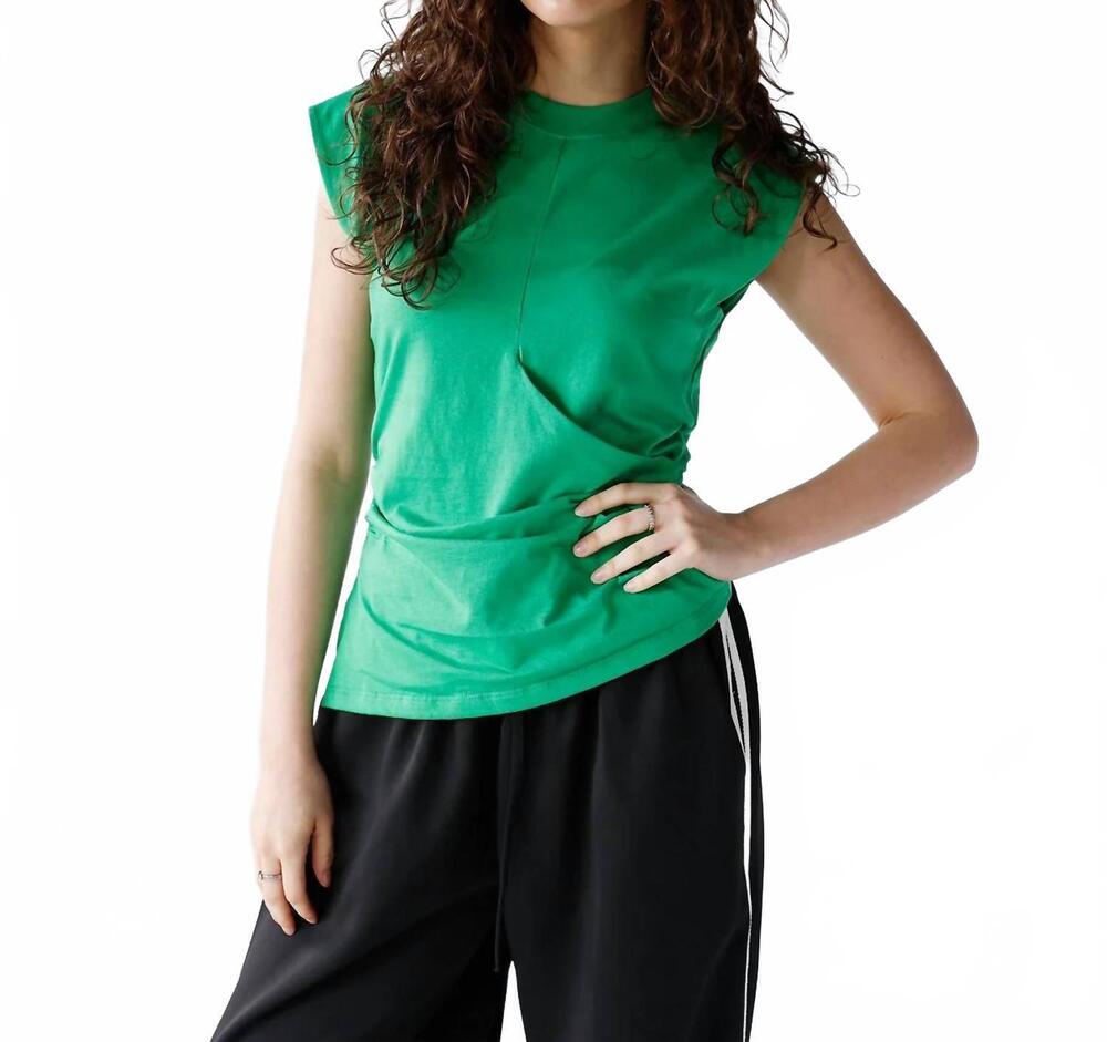 NEW PISTOLA nya draped tee in mantis